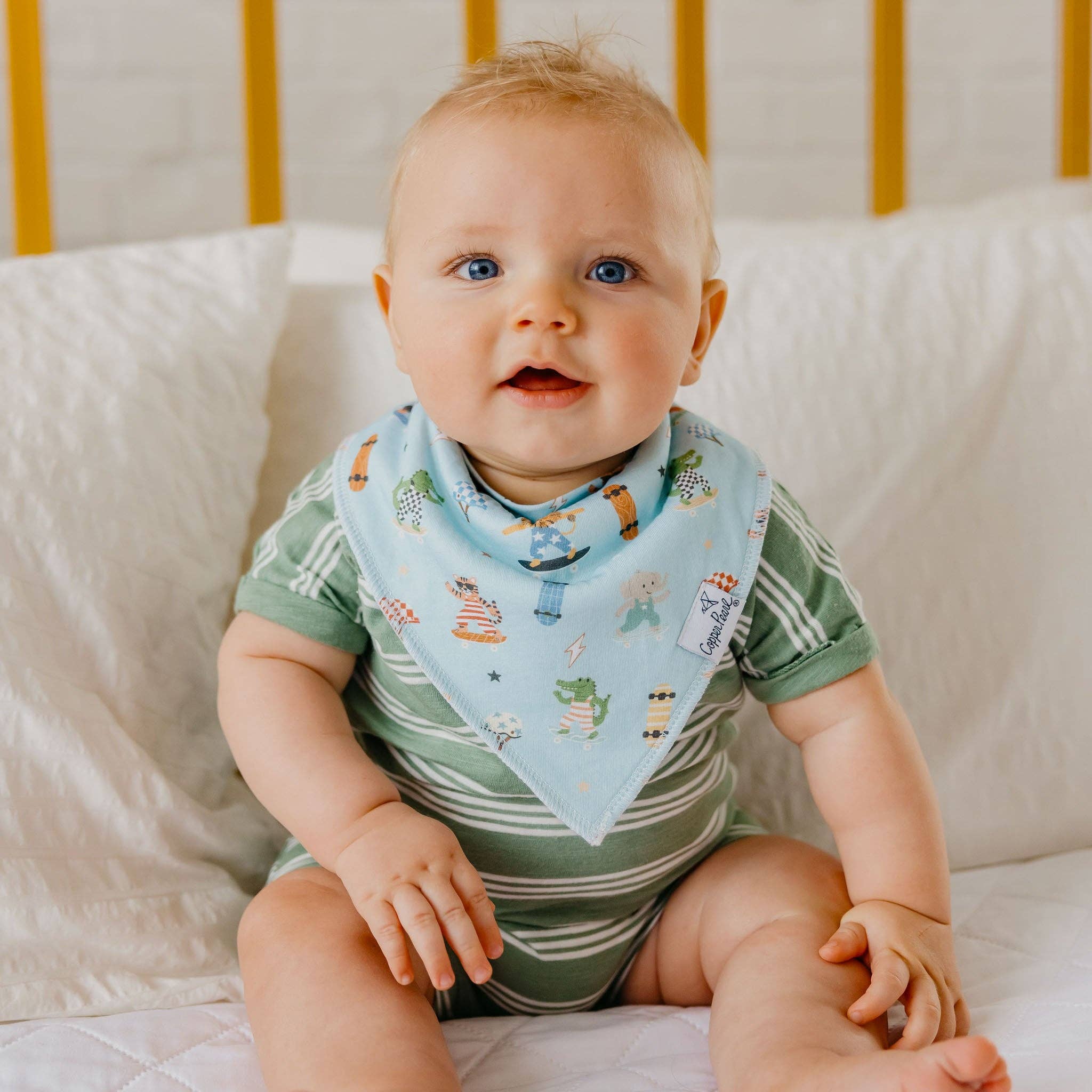 4 Pack Baby Bandana Bibs - Speedster