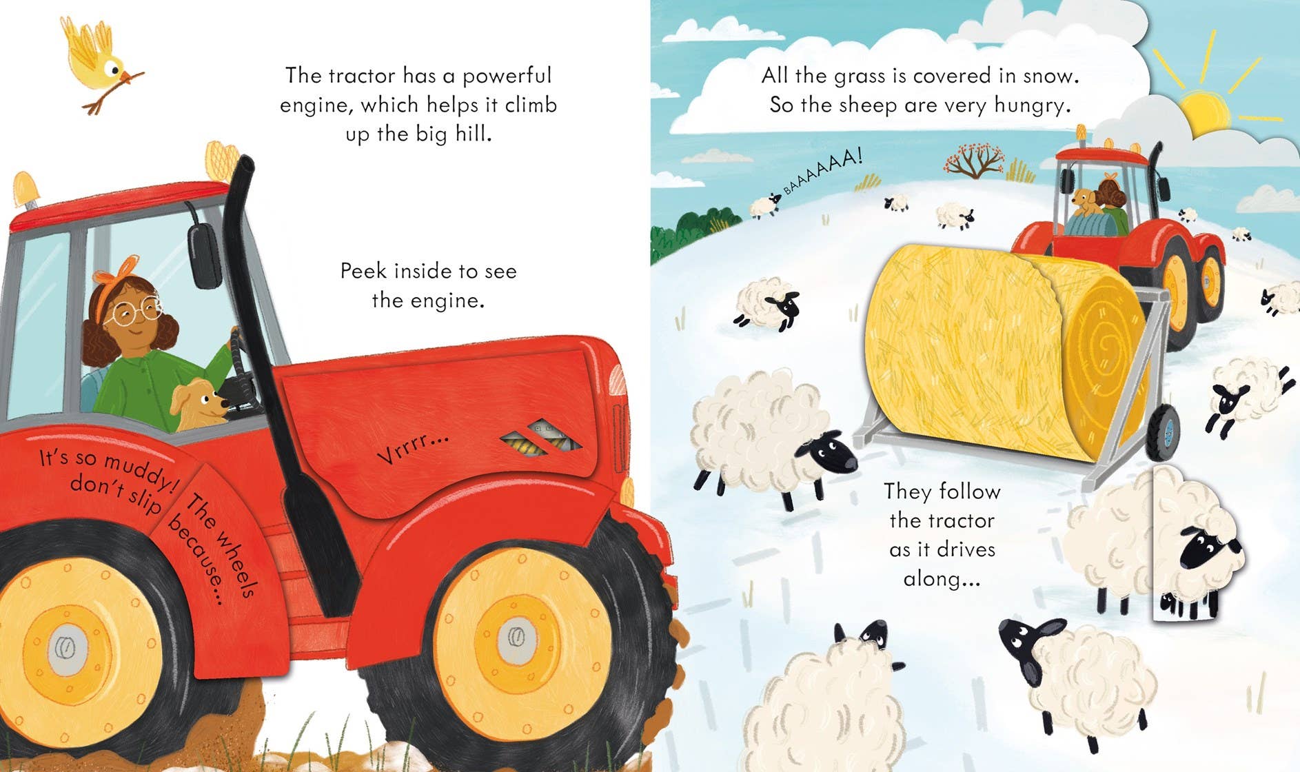 Peek Inside How a Tractor Works : Usborne