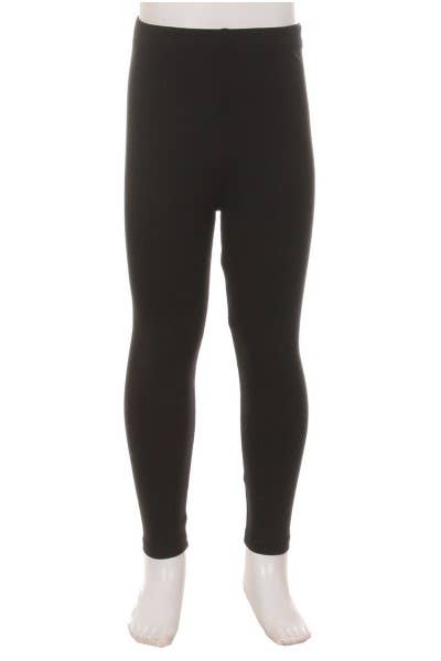 Kid's Buttery Soft Solid Colors Leggings - Red