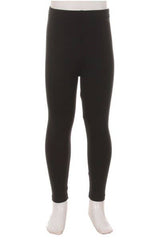 Kid's Buttery Soft Solid Colors Leggings - Red