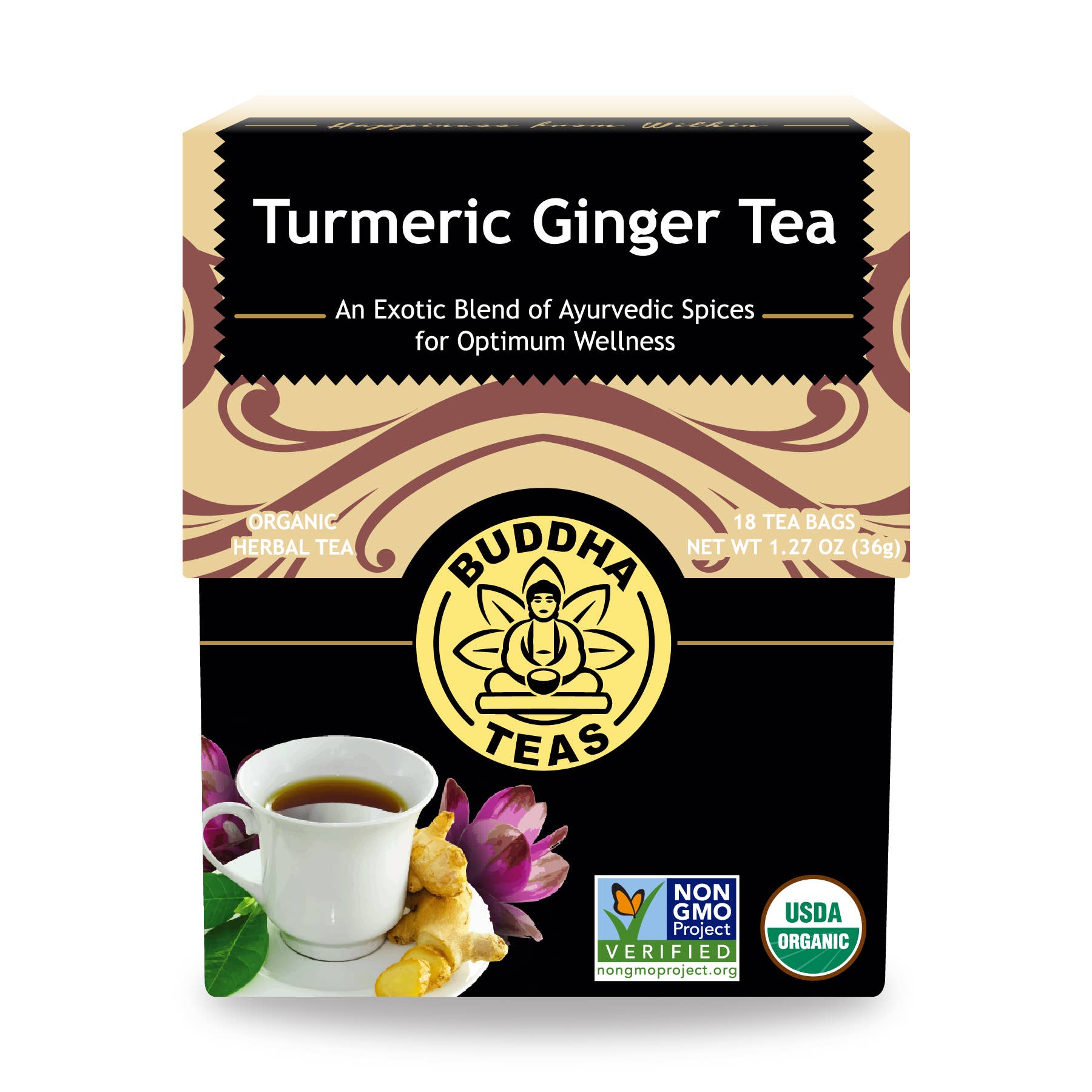 Buddha Teas - Turmeric Ginger Tea