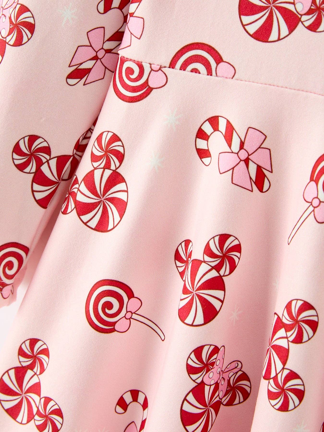 Peppermint Candy Long Sleeve Twirl Dress