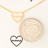 Mama Heart Pendant Necklace