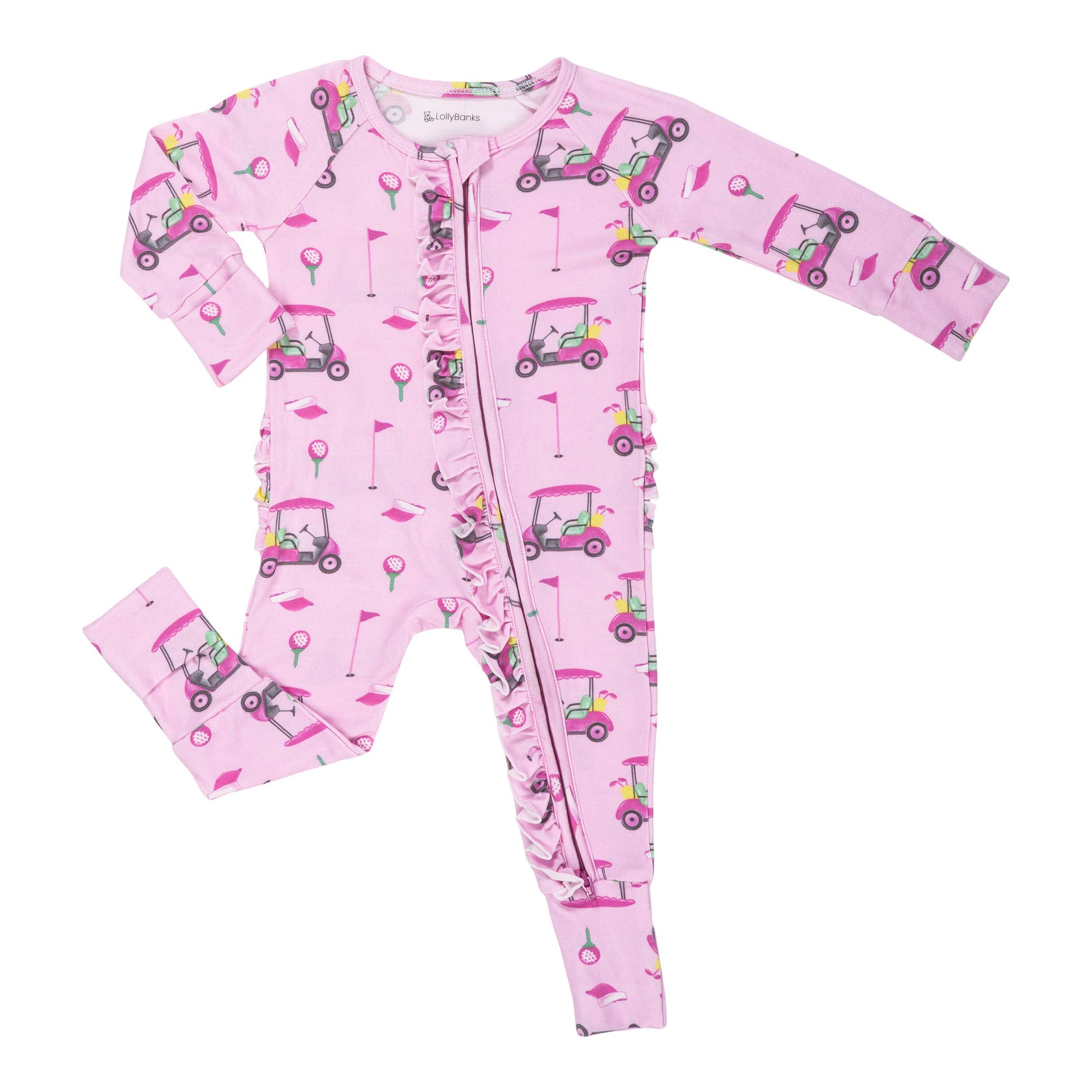 Little Miss Birdie Baby Girl Bamboo Pajamas