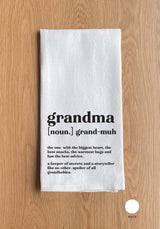 Grandma definition White Kitchen Towel