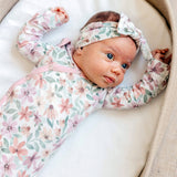 Copper Pearl | Newborn Knotted Gown - Natalie