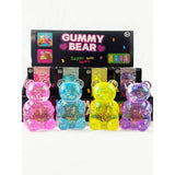 Glittered Gummy Bear Squishy Toy