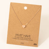 Dainty Heart Pendant Necklace