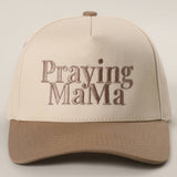 Praying MaMa Embroidery Two-Tone Trucker Hat