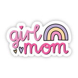 Girl Mom Rainbow Sticker