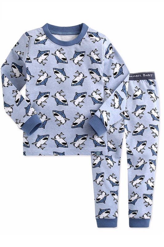 Vaenait Baby - King Shark Long Sleeve PJ's