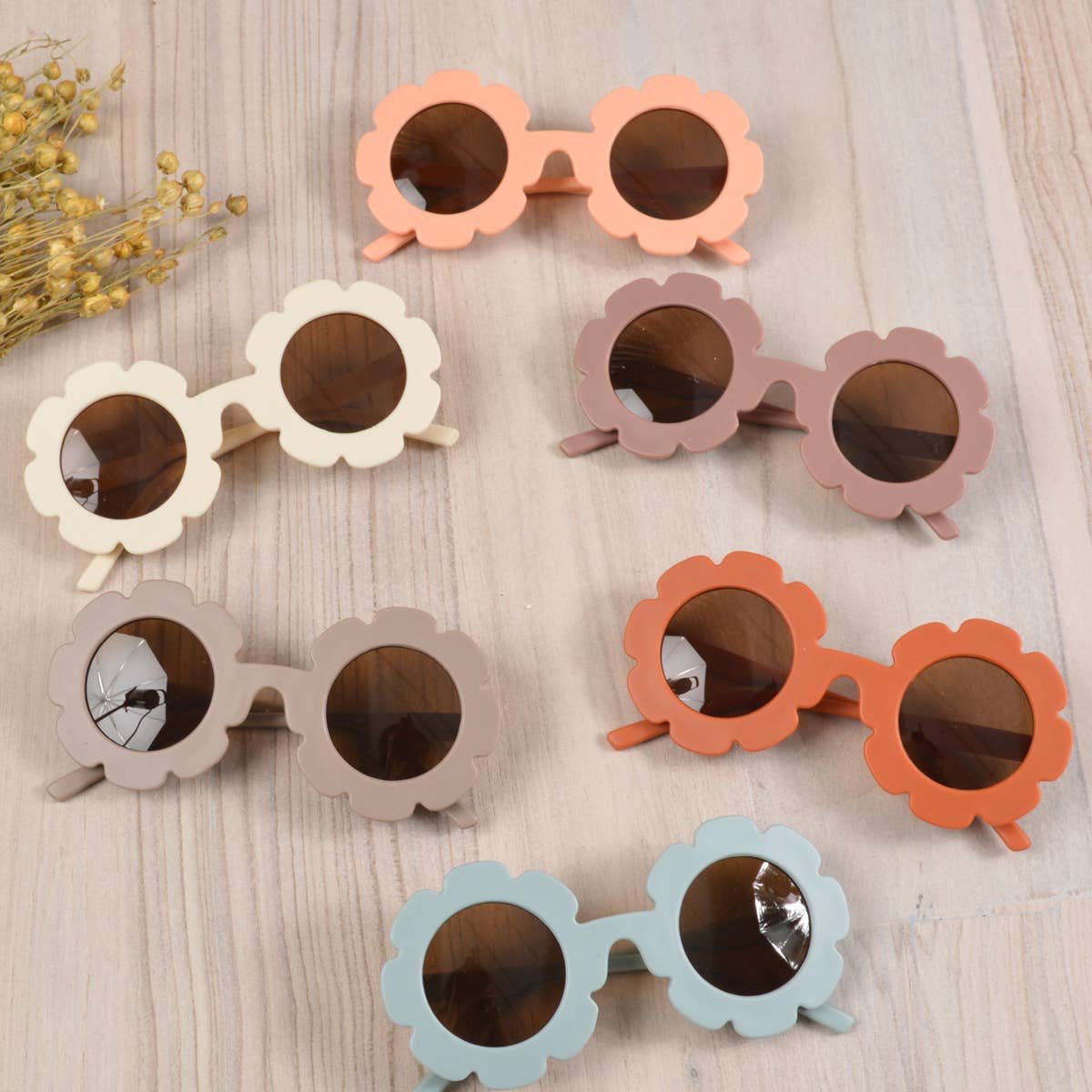 Mini Momo - Kid's Sunflower Shape Sunglasses Eyewear for Baby