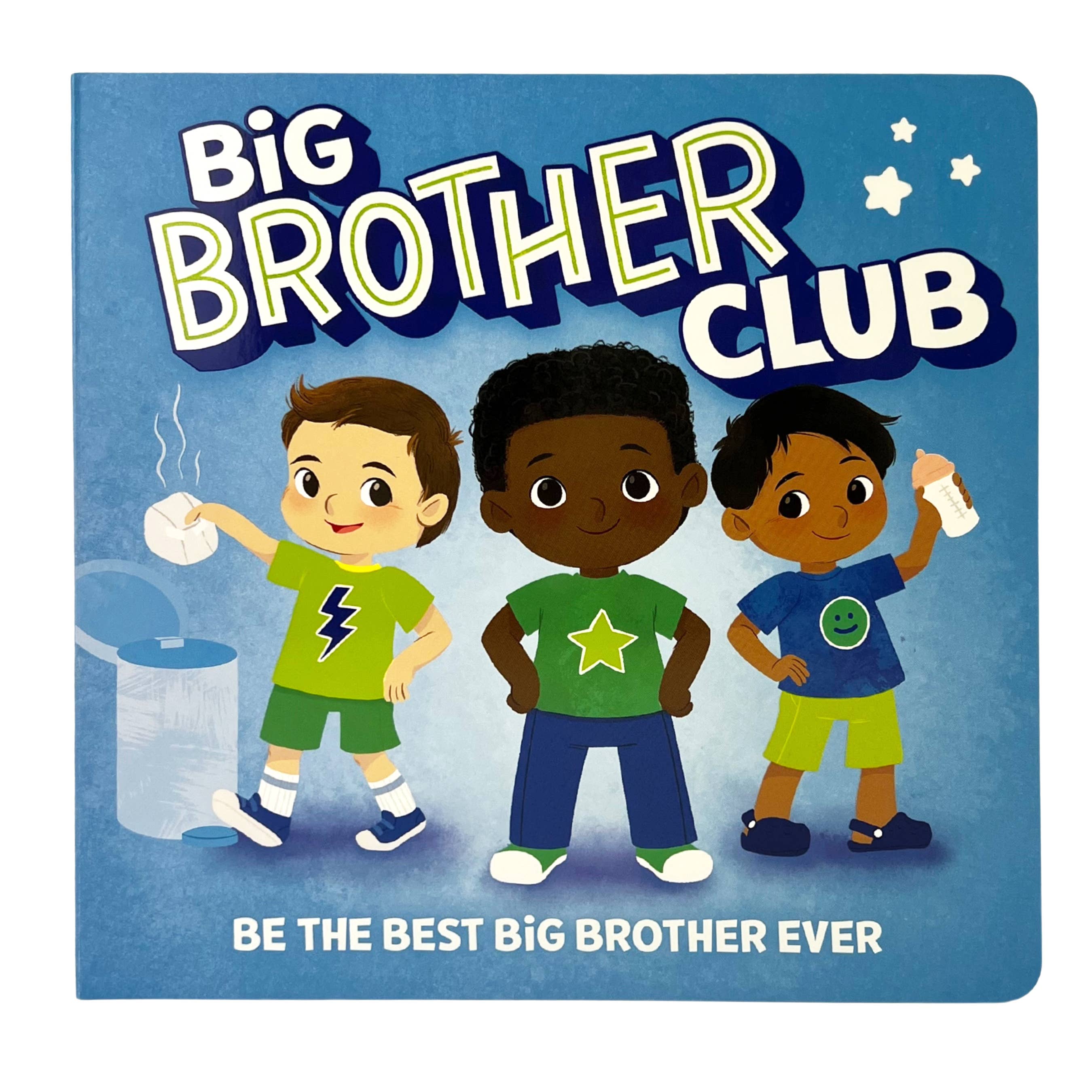 Big Brother Club Board Book with Reward Chart & Stickers