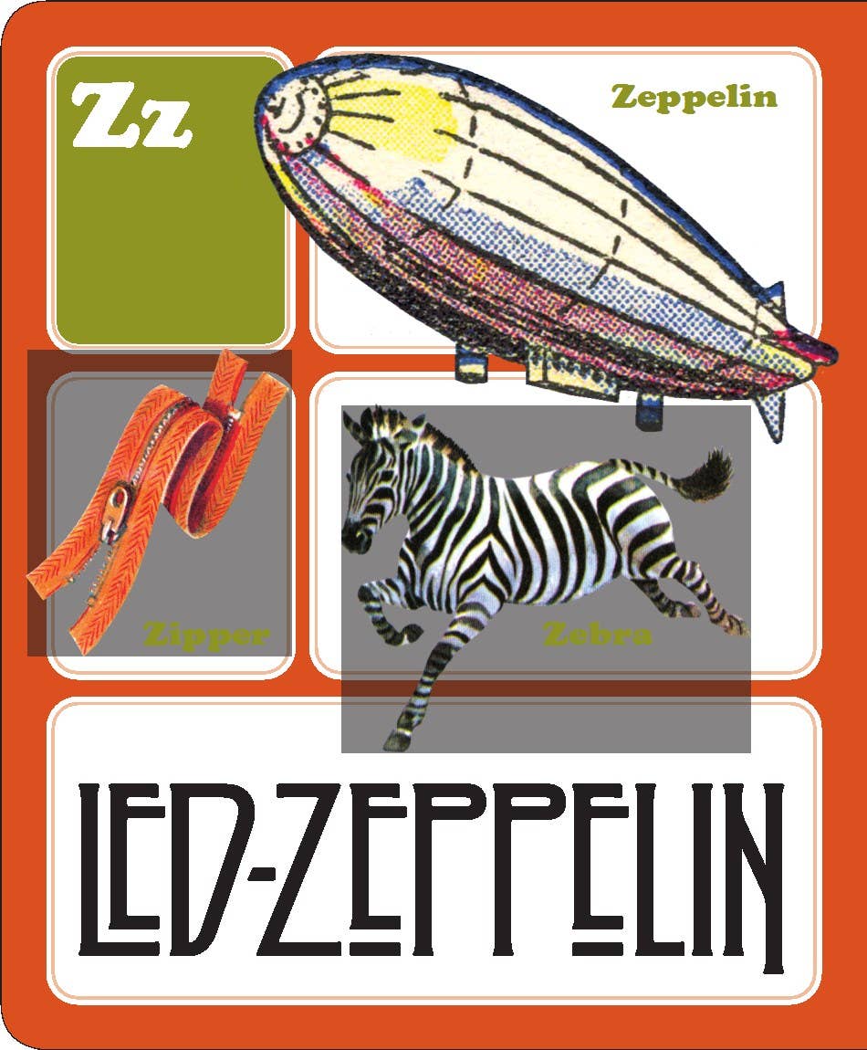 Apples To Zeppelin: A Rockin' ABC! - Children's Board Book