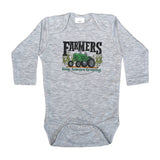 Farmers Growing America Green Tractor Bodysuit