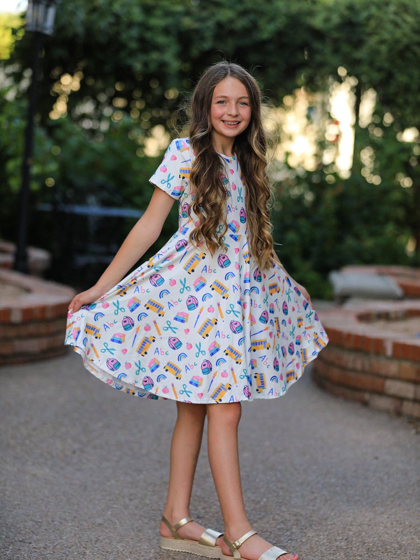 Back To School Twirl Dress