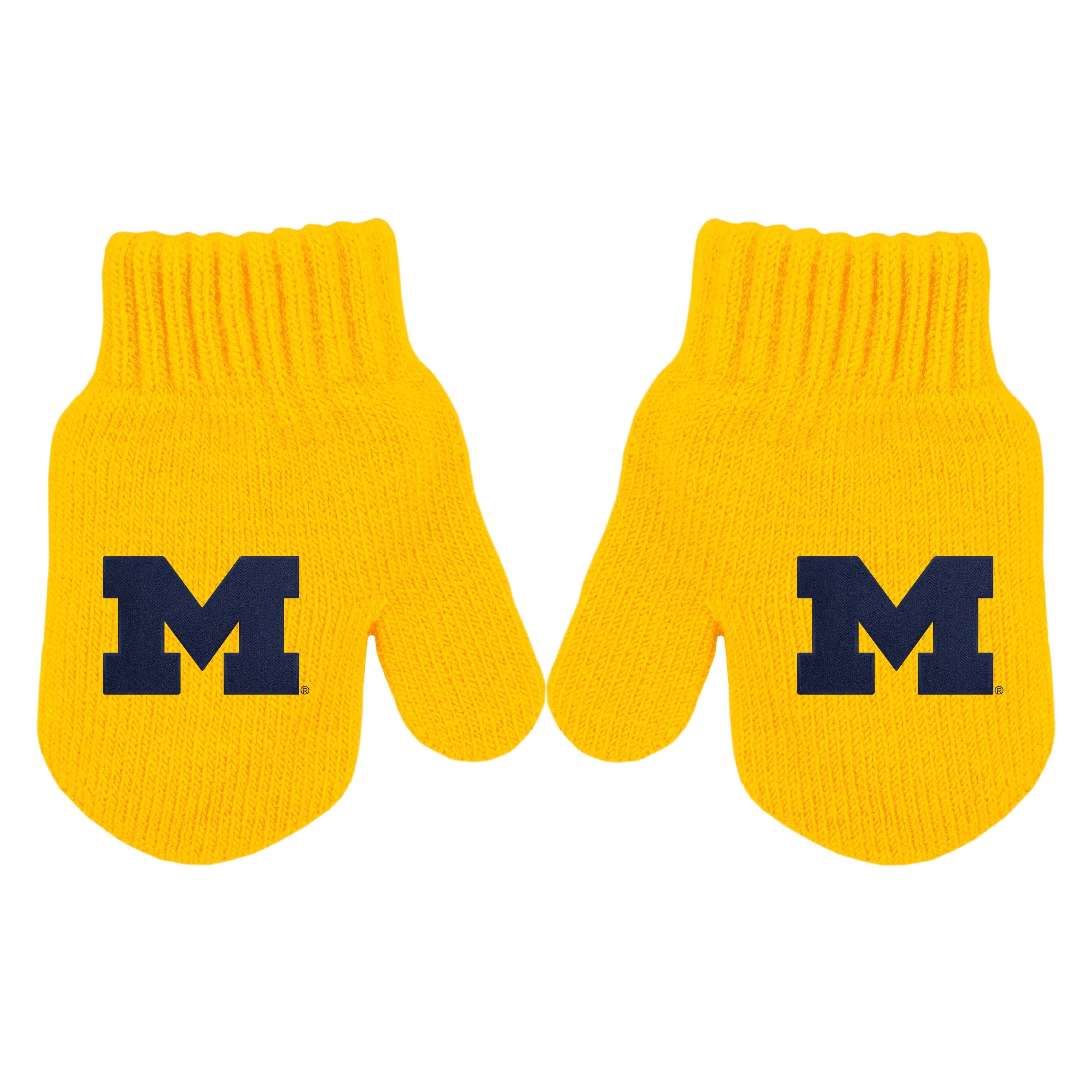 Michigan Wolverines Infant and Toddler Winter Mittens