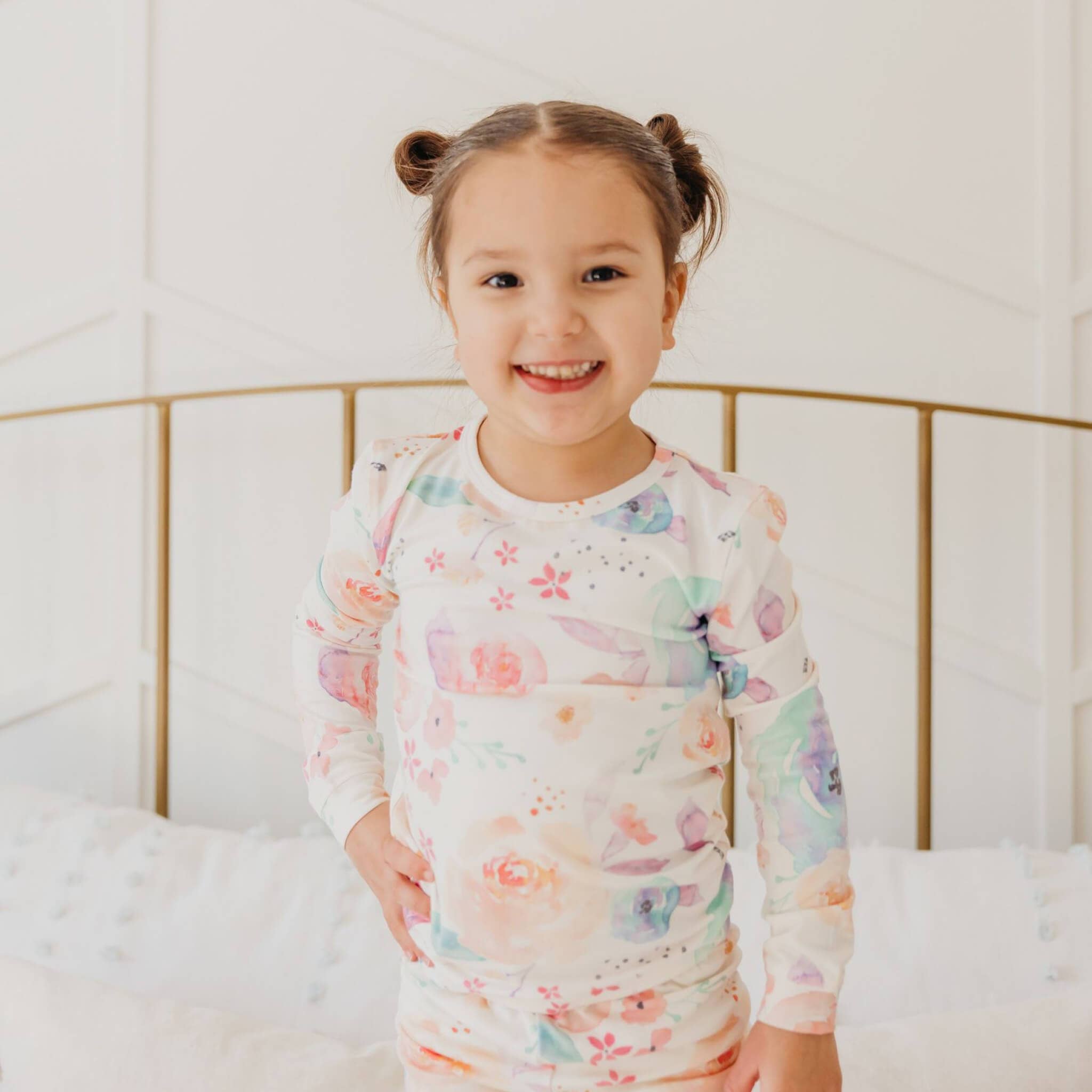 Copper Pearl 2pc Long Sleeve Pajama Set - Bloom