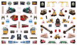 Eyelike Stickers: Trains