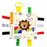 Wizard World Magical Boy Who Lived Baby Jack Learning Lovey Crinkle Tag Toy 8" x 8"