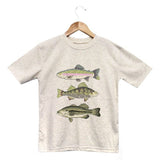 Three Fish Summer Outdoor Clothes for Boy Fishing for Girls