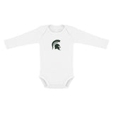 Michigan State Spartans Solid Infant Long Sleeve Bodysuit