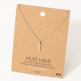 Cross Pendant Necklace