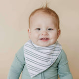 4 Pack Baby Bandana Bibs - Chip