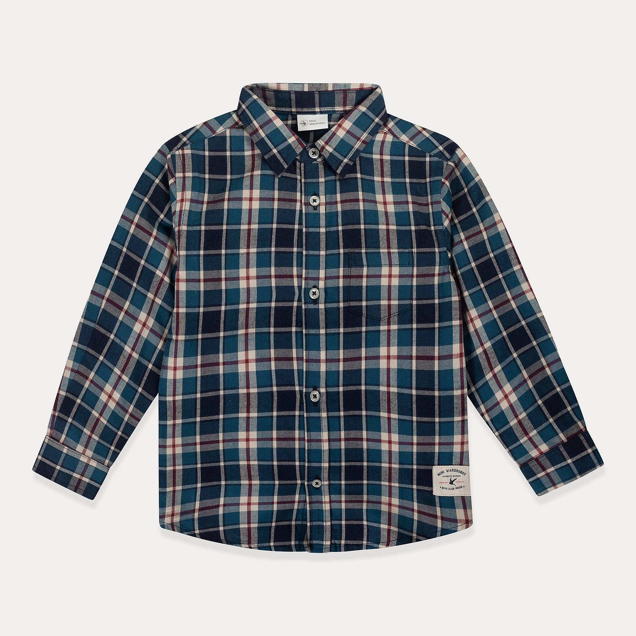 Mini Wardrobe- Toddler Botton Down Plaid Shirt