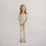2pc Long Sleeve Pajama Set - Chip