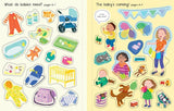 First Sticker Book The New Baby : Usborne