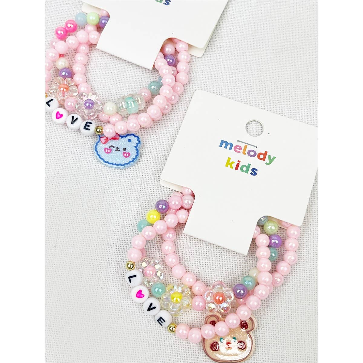 Love and Bear Layering Bracelet Set