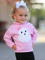 Ghost Bow Knit Sweater