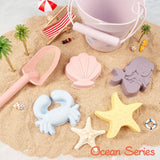 Mermaid Silicone Beach Bucket Set