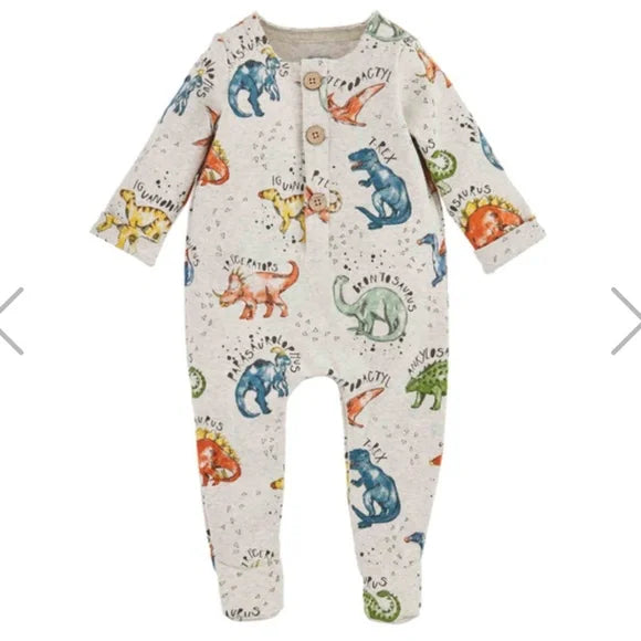 Dino Print Sleeper 6-9M
