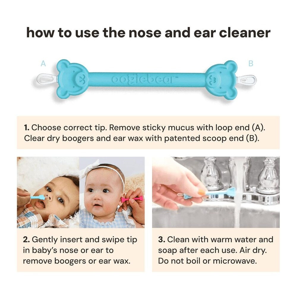 Oogiebear- Nose And Ear Cleaner with protective case