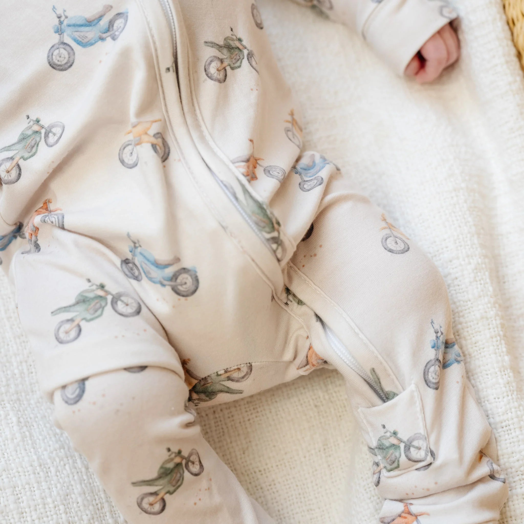 Ryder Zip-Up Footie Pajama