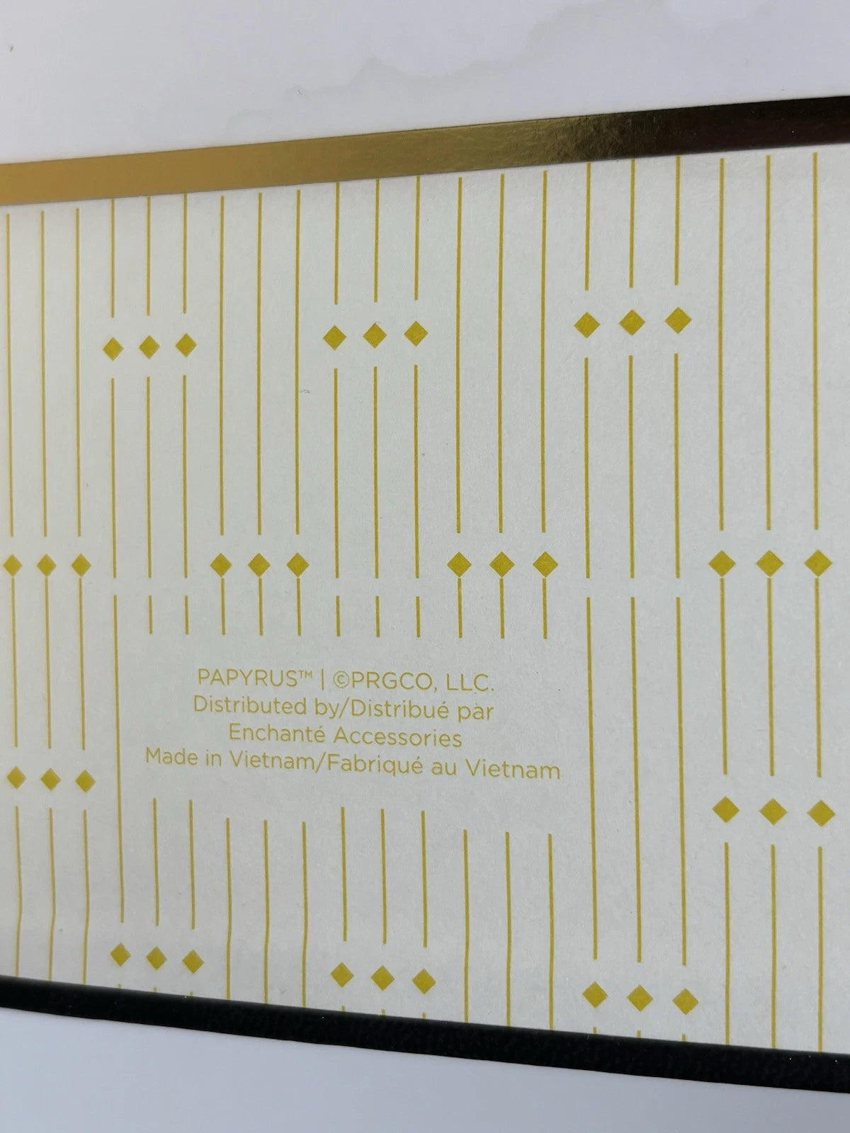 PAPYRUS Gilded Notebook Journal 240 Ivory Lined Pages with Bookmark