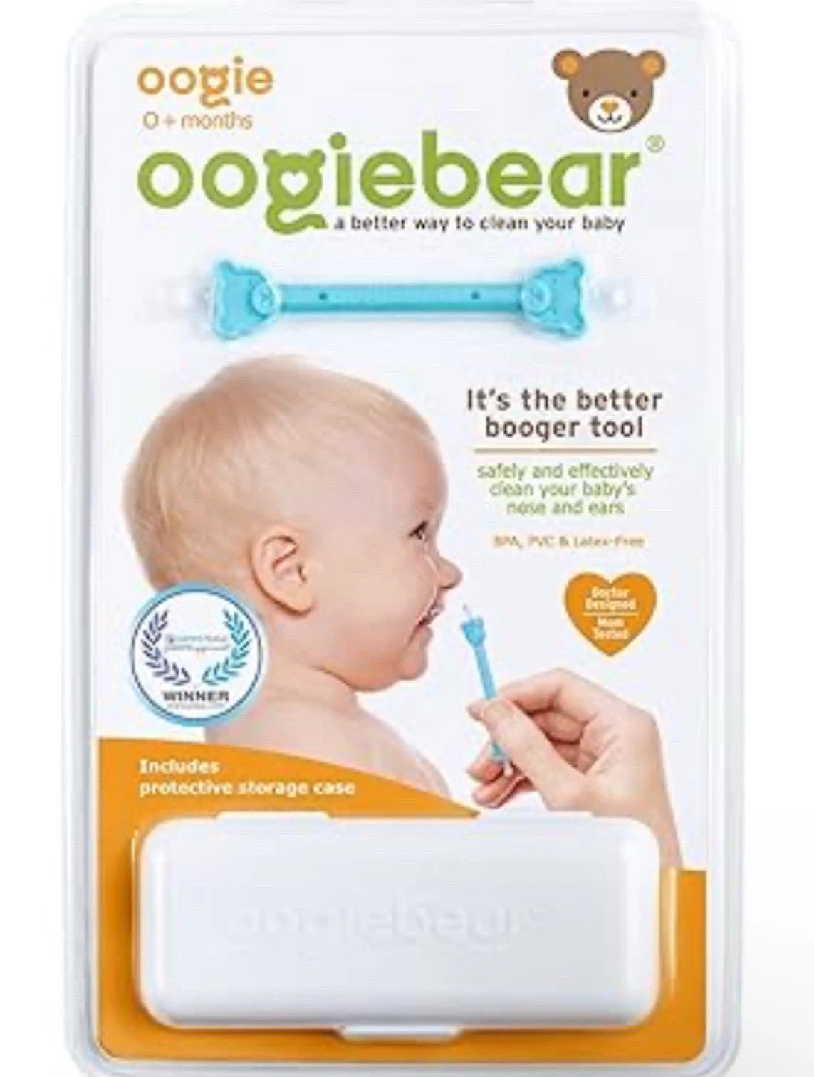 Oogiebear- Nose And Ear Cleaner with protective case