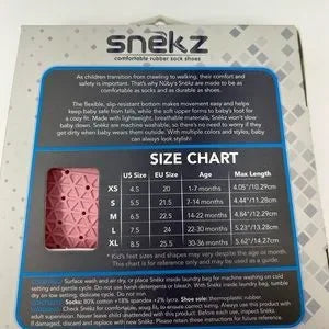 Nuby Snekz Comfortable Rubber Sole Sock Shoes for First Steps- Pink Polka Dots