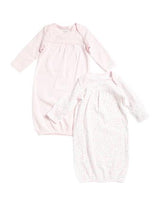 Little Me Pink Gowns 2PC Elephant & Stars - 0/3M