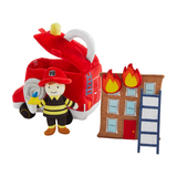 Mudpie Firetruck Plush Set