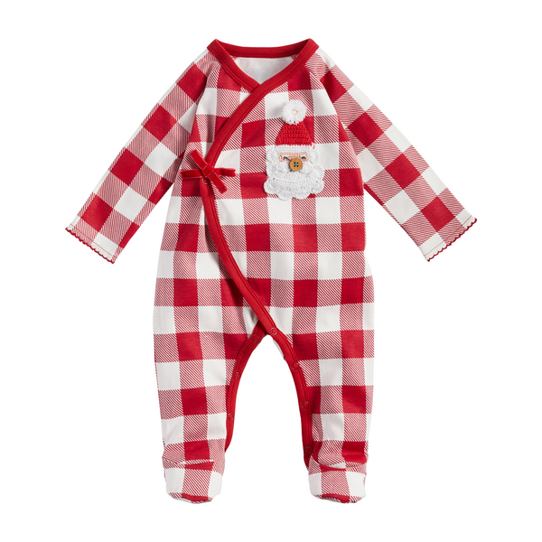 Crochet Check Santa Sleeper 3-6M