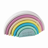 Blue Wood Rainbow Stacking Toy